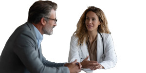 Doctor And Sales Discussion Vinyl Car Decal Sticker – Waterproof & UV-Resistant Doctor And Sales Discussion Vinyl Car Decal Sticker – Waterproof & UV-Resistant