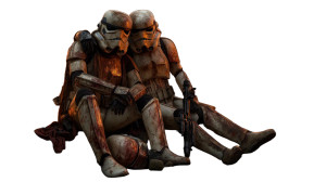 War-Torn Stormtroopers Vinyl Car Decal Sticker – Waterproof & UV-Resistant 