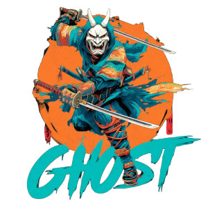 Ghost Ninja Vinyl Car Decal Sticker – Waterproof & UV-Resistant 