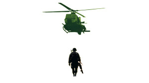 Military Silhouette V3 Vinyl Car Decal Sticker – Waterproof & UV-Resistant 