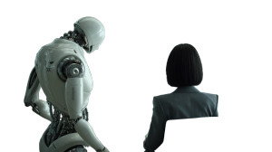 Futuristic Office Collaboration Vinyl Car Decal Sticker – Waterproof & UV-Resistant 