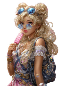 Sailor Moon Anime Vinyl Car Decal Sticker – Waterproof & UV-Resistant 