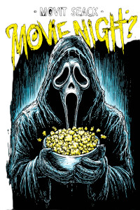 Ghostface Movie Night V2 Vinyl Car Decal Sticker – Waterproof & UV-Resistant 