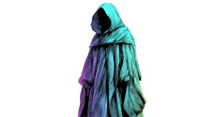 Hooded Wizard Vinyl Car Decal Sticker – Waterproof & UV-Resistant 