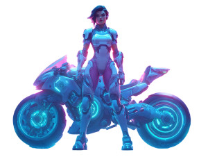 Cyberpunk Futurist V2 Vinyl Car Decal Sticker – Waterproof & UV-Resistant 