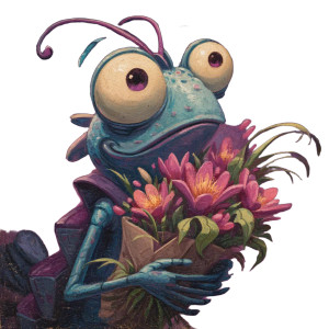 Crazy Shrimp Vinyl Car Decal Sticker – Waterproof & UV-Resistant 