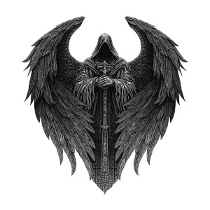Grim Reaper Art V5 Vinyl Car Decal Sticker – Waterproof & UV-Resistant 