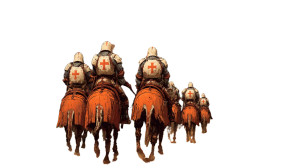 Knights In Ruins Vinyl Car Decal Sticker – Waterproof & UV-Resistant 