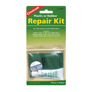 Coghlan's Vinyl Repair Kit | USA Made, Quick Repair on Any Vinyl Item, 30 oz Cement, Metal Rasp, 4 Patches