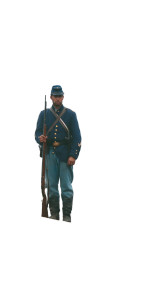 Union Soldier Vinyl Car Decal Sticker – Waterproof & UV-Resistant 