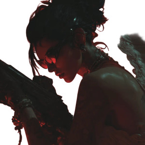 Bayonetta With Ak-47 Vinyl Car Decal Sticker – Waterproof & UV-Resistant 