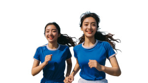 Running Chinese Girls Vinyl Car Decal Sticker – Waterproof & UV-Resistant Running Chinese Girls Vinyl Car Decal Sticker – Waterproof & UV-Resistant