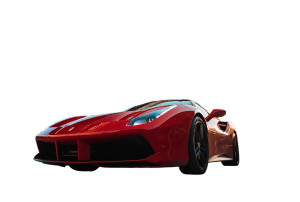Red Ferrari Vinyl Car Decal Sticker – Waterproof & UV-Resistant 