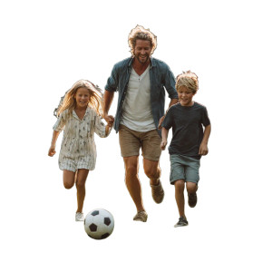 Happy Family Soccer Vinyl Car Decal Sticker – Waterproof & UV-Resistant Happy Family Soccer Vinyl Car Decal Sticker – Waterproof & UV-Resistant