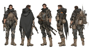 Space Pirate Concept V2 Vinyl Car Decal Sticker – Waterproof & UV-Resistant 