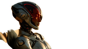 Futuristic Robot Pilot Vinyl Car Decal Sticker – Waterproof & UV-Resistant 