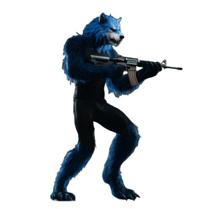 Transforming Werewolf V3 Vinyl Car Decal Sticker – Waterproof & UV-Resistant 