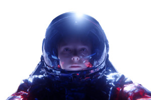 Space Boy V2 Vinyl Car Decal Sticker – Waterproof & UV-Resistant 