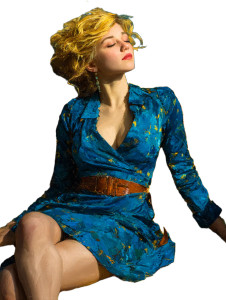 Golden-Haired Woman Vinyl Car Decal Sticker – Waterproof & UV-Resistant Golden-Haired Woman Vinyl Car Decal Sticker – Waterproof & UV-Resistant