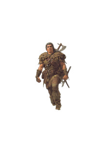 Fantasy Warrior Landscape Vinyl Car Decal Sticker – Waterproof & UV-Resistant 