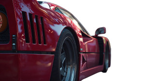 Red Ferrari Detail Vinyl Car Decal Sticker – Waterproof & UV-Resistant 