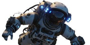 Astronaut In Nebula V2 Vinyl Car Decal Sticker – Waterproof & UV-Resistant 