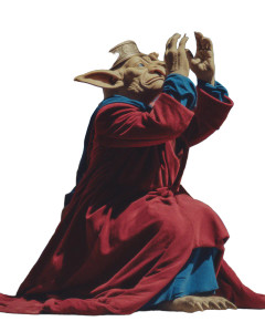 Goblin In Robe Vinyl Car Decal Sticker – Waterproof & UV-Resistant 