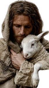Jesus With Sheep V2 Vinyl Car Decal Sticker – Waterproof & UV-Resistant 