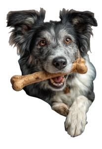 Border Collie With Toy Vinyl Car Decal Sticker – Waterproof & UV-Resistant Border Collie With Toy Vinyl Car Decal Sticker – Waterproof & UV-Resistant