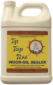Preserve Teak Brilliance | Tip Top Teak Boat Sealer | Easy Application, USA Made