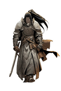 Paladin Waiting Vinyl Car Decal Sticker – Waterproof & UV-Resistant 