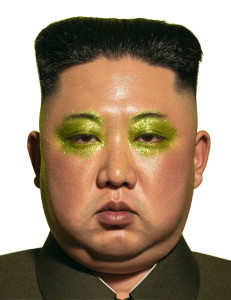 Surreal Dictator Portrait Vinyl Car Decal Sticker – Waterproof & UV-Resistant 