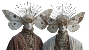 Luna Moth Occultists V7 Vinyl Car Decal Sticker – Waterproof & UV-Resistant 