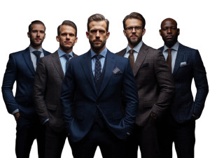 Business Team Portrait Vinyl Car Decal Sticker – Waterproof & UV-Resistant 