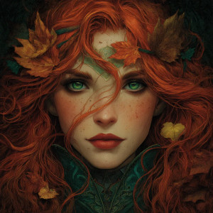 Redheaded Eladrin Portrait Vinyl Car Decal Sticker – Waterproof & UV-Resistant Redheaded Eladrin Portrait Vinyl Car Decal Sticker – Waterproof & UV-Resistant