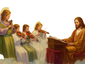 Jesus And Angels V2 Vinyl Car Decal Sticker – Waterproof & UV-Resistant 