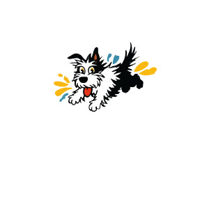Cute Cartoon Dog V19 Vinyl Car Decal Sticker – Waterproof & UV-Resistant 