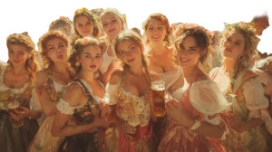 Oktoberfest Group Photo Vinyl Car Decal Sticker – Waterproof & UV-Resistant 