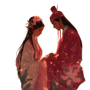 Ancient Chinese Couple Vinyl Car Decal Sticker – Waterproof & UV-Resistant Ancient Chinese Couple Vinyl Car Decal Sticker – Waterproof & UV-Resistant
