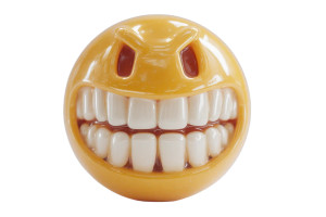 Evil Grinning Emoji Vinyl Car Decal Sticker – Waterproof & UV-Resistant 