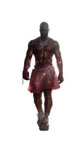 Crystal-Covered Man Vinyl Car Decal Sticker – Waterproof & UV-Resistant 