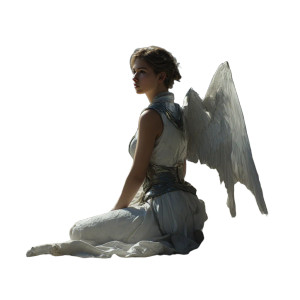 Broken Angel V2 Vinyl Car Decal Sticker – Waterproof & UV-Resistant 