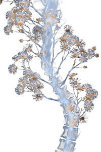 Surreal Tree X-Ray Vinyl Car Decal Sticker – Waterproof & UV-Resistant 