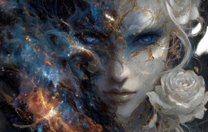 Ethereal Cosmic Beauty Vinyl Car Decal Sticker – Waterproof & UV-Resistant  Ethereal Cosmic Beauty Vinyl Car Decal Sticker – Waterproof & UV-Resistant