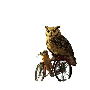 Owl And Weasel Vinyl Car Decal Sticker – Waterproof & UV-Resistant Owl And Weasel Vinyl Car Decal Sticker – Waterproof & UV-Resistant