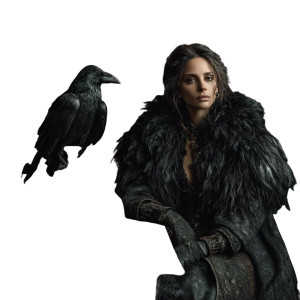 Raven Queen V3 Vinyl Car Decal Sticker – Waterproof & UV-Resistant 