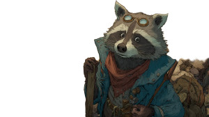 Raccoon Treasure Hunter Vinyl Car Decal Sticker – Waterproof & UV-Resistant 