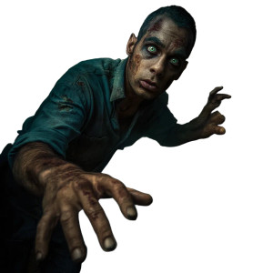 Haunted Zombie Vinyl Car Decal Sticker – Waterproof & UV-Resistant 