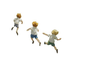 Children In Sunflowers V2 Vinyl Car Decal Sticker – Waterproof & UV-Resistant 