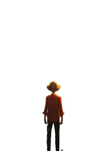Luffy In Golden Field V2 Vinyl Car Decal Sticker – Waterproof & UV-Resistant 